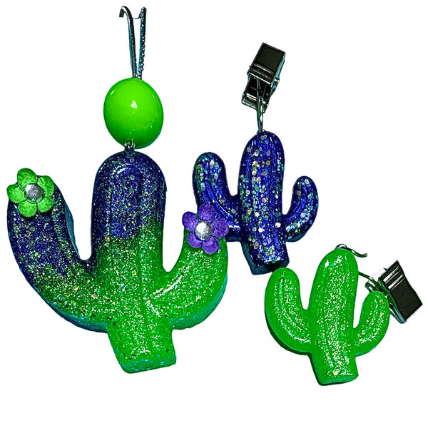 Unwind Cactus w/ Vent Clips Set
