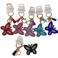 Keychain Butterfly Bling