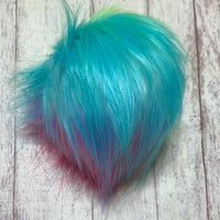 Keychain Tie Dye Pompom
